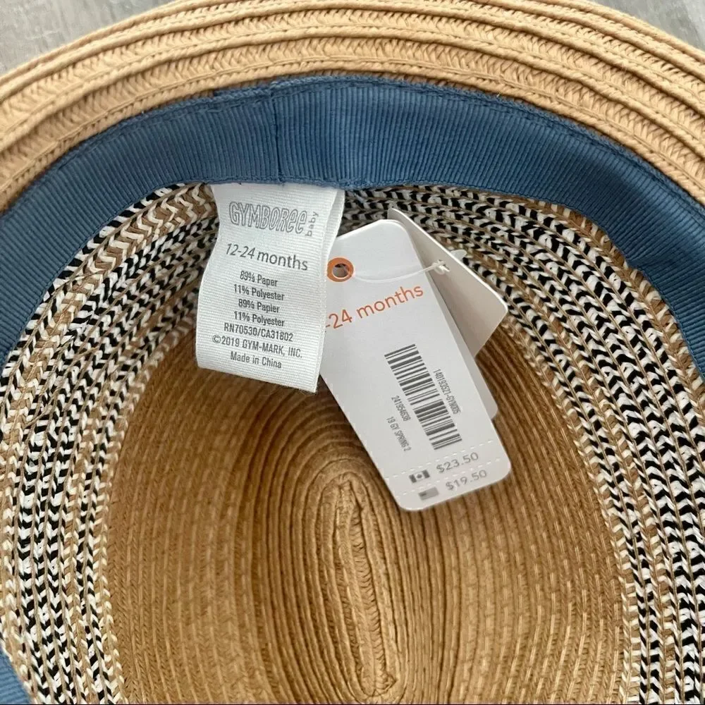 Gymboree straw fedora